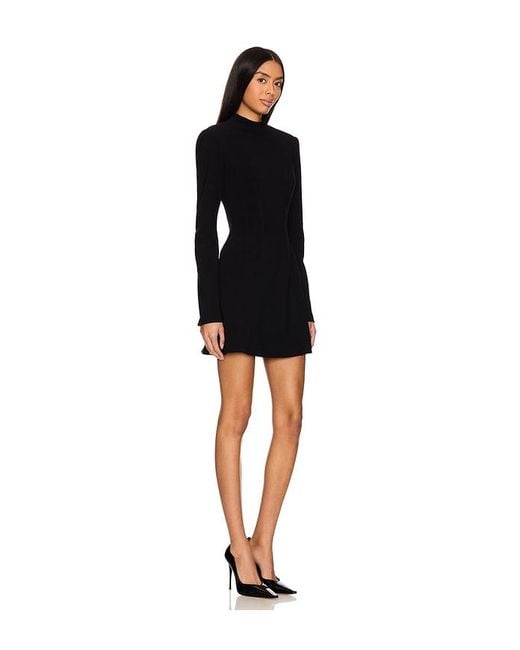 Nookie Black Caroline High Neck Mini Dress