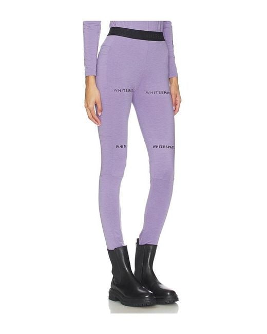 White/space Purple Graphene Base Pant