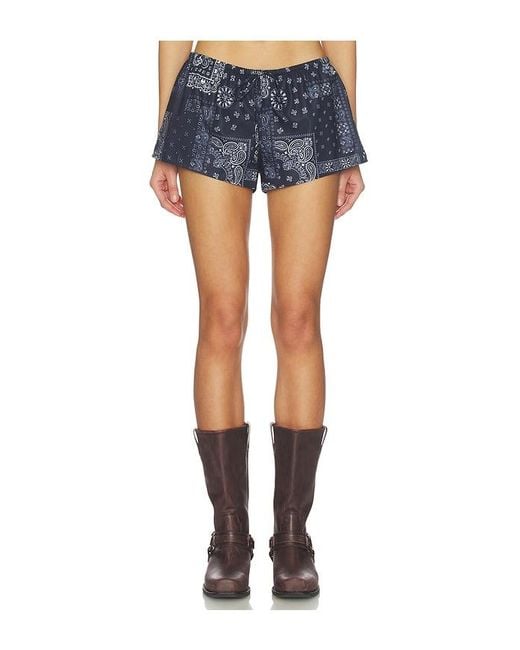 superdown Blue Pridget Drawstring Short