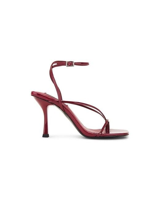 Sandales Talons Hauts Steve Madden Madden Girl - Rouge Foncé/noir/multicolore - Taille 8.5 US