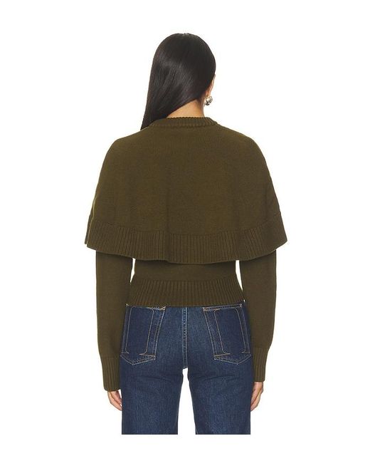 Ronny Kobo Green Evian Knit Sweater