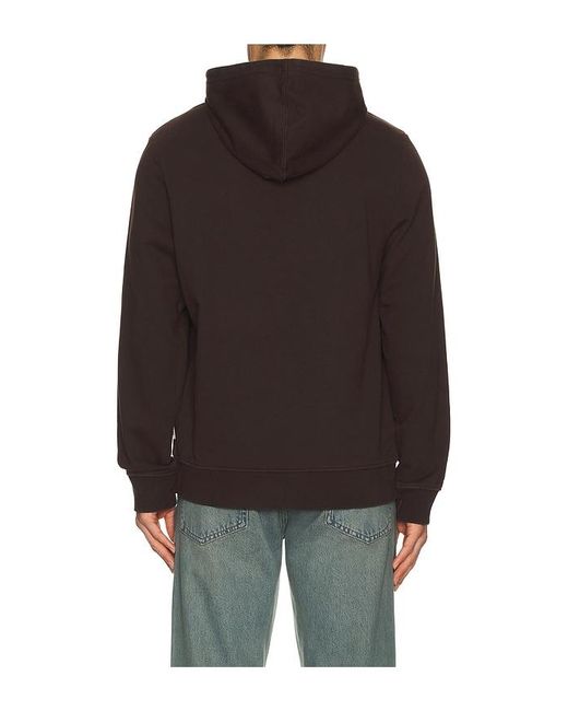 Onia Black Terry Pullover Hoodie for men