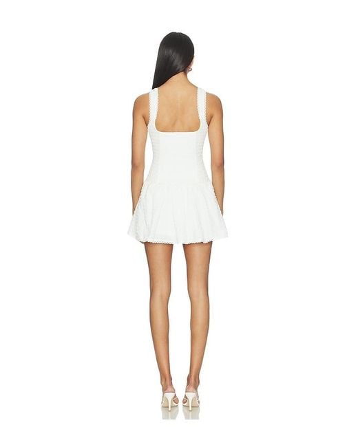 MORE TO COME White Thea Mini Dress