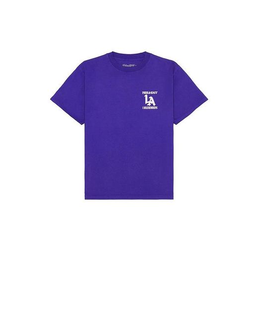 The Hundreds Blue X Free & Easy Don'T Trip T-Shirt for men