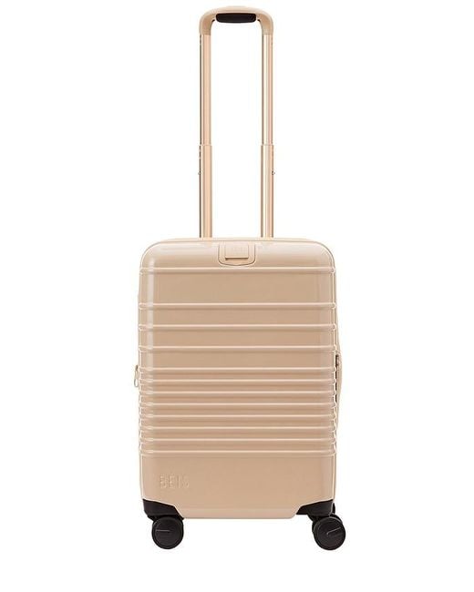 BEIS Natural The Glossy Carry-on Roller