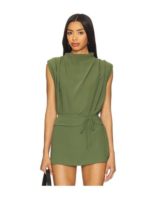 X Revolve Sleeveless Fabienne Top En Color Verde Oliva Talla En Amanda Uprichard de color Green
