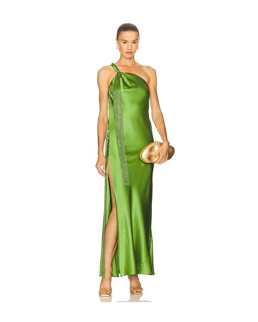 Cult Gaia Green Keya Gown