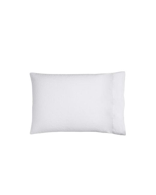Fundas De Almohada Linen En Color Blanco Talla (También En Parachute de color White