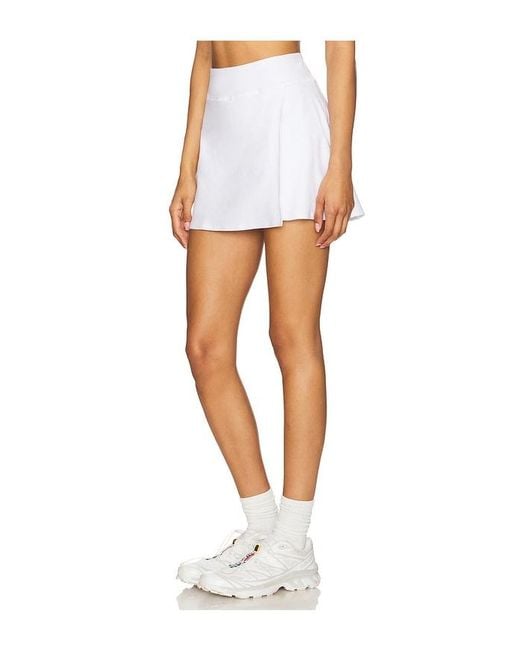 Beyond Yoga White Space Dye Points Crossover Skirt