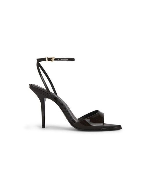 SCHUTZ SHOES Black Elodie Buckle Sandal