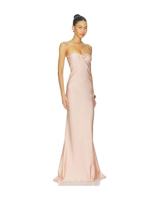 Shani Shemer Natural Rose Maxi Dress