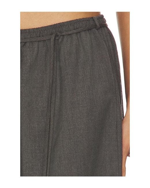 St. Agni Gray Wool Everyday Pants