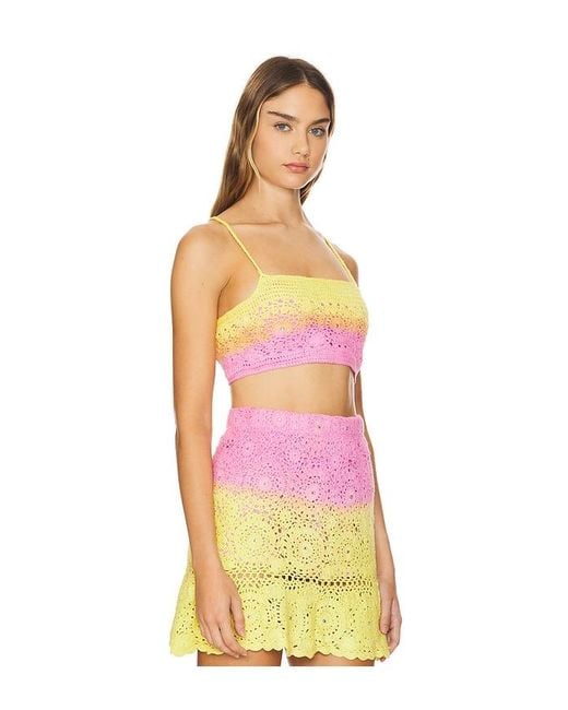 Maaji Yellow Abbie Top