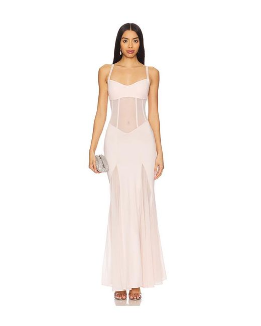 OW Collection White Maxikleid Serenity