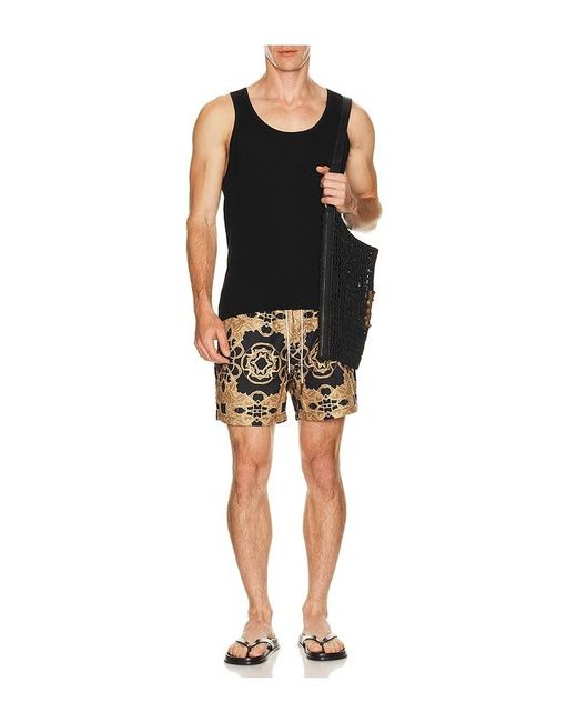 Oas Black Elix Swim Shorts for men
