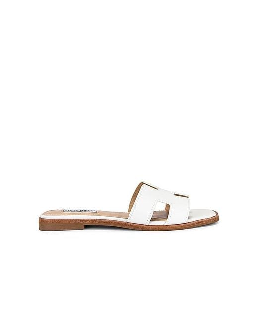 Steve Madden White Sandale Hadyn