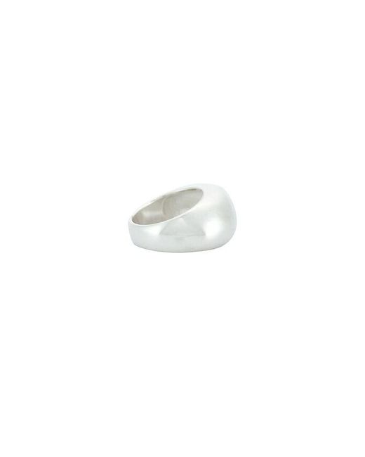 Mega White Bubble Dome Ring