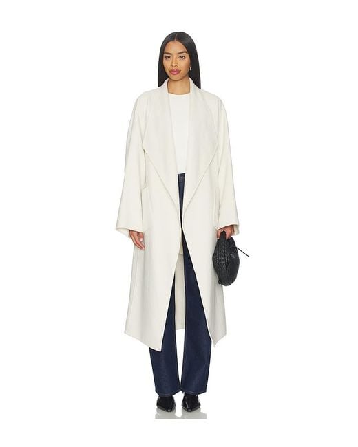 Lamarque White Trenchcoat Coreen
