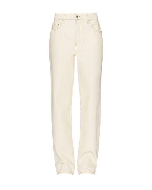 GRLFRND White Bella Low Rise Boyfriend Jeans