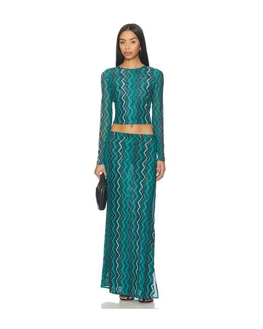 Eywasouls Malibu Green Jerry Skirt