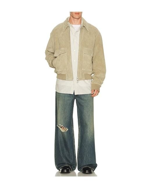 Agolde Natural Emil Bomber for men