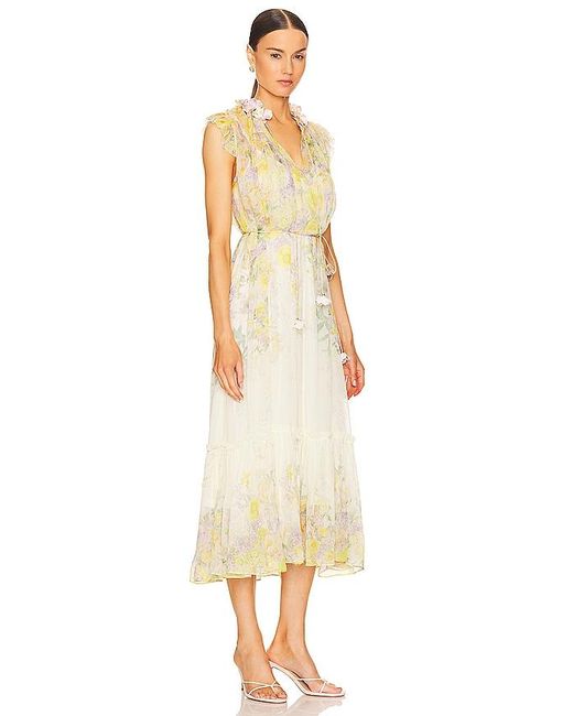 Zimmermann Harmony Flutter Dress in White Lyst