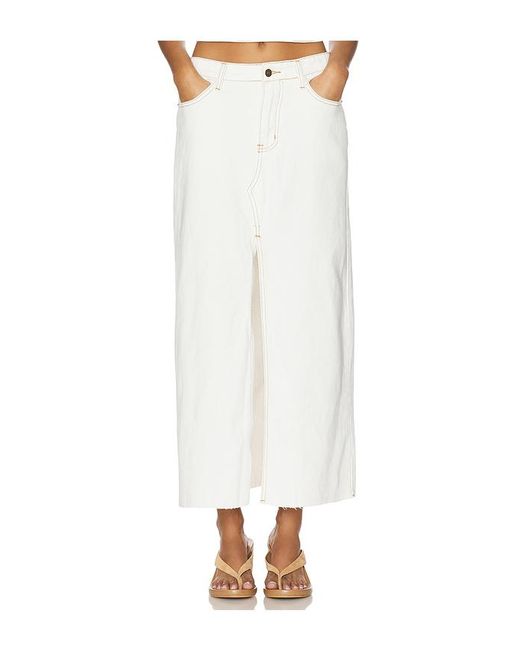 Lioness White Super Sweet Maxi Skirt