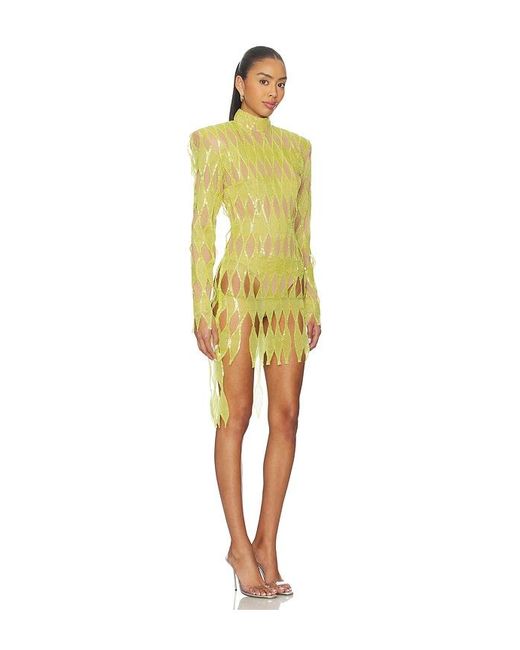 The Dolls House Yellow Harlequin Romper