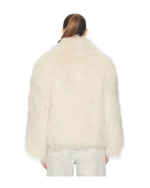 Lamarque Natural Bianca Fur Jacket