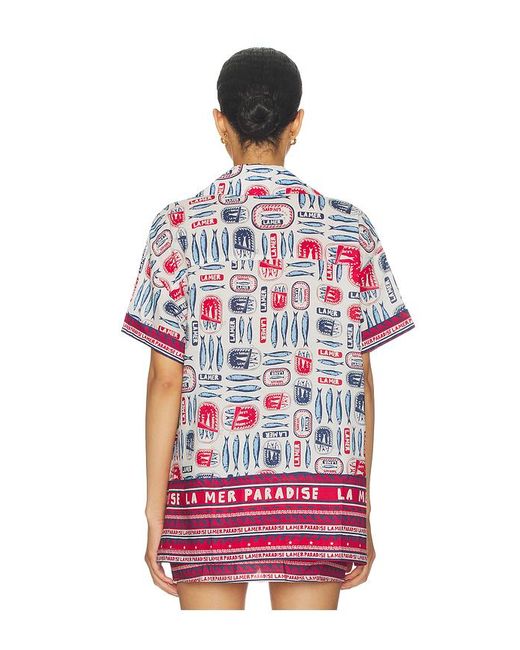 Show Me Your Mumu Red Parker Button Down