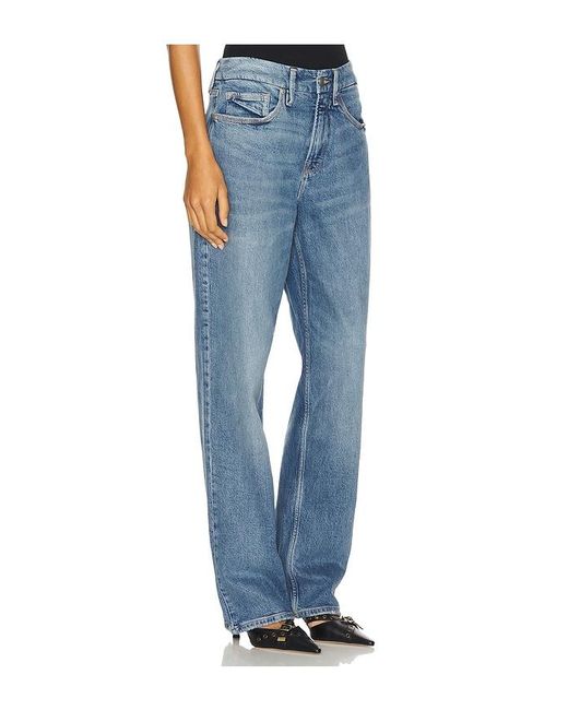GOOD AMERICAN Blue Good 90S Straight Leg Jeans