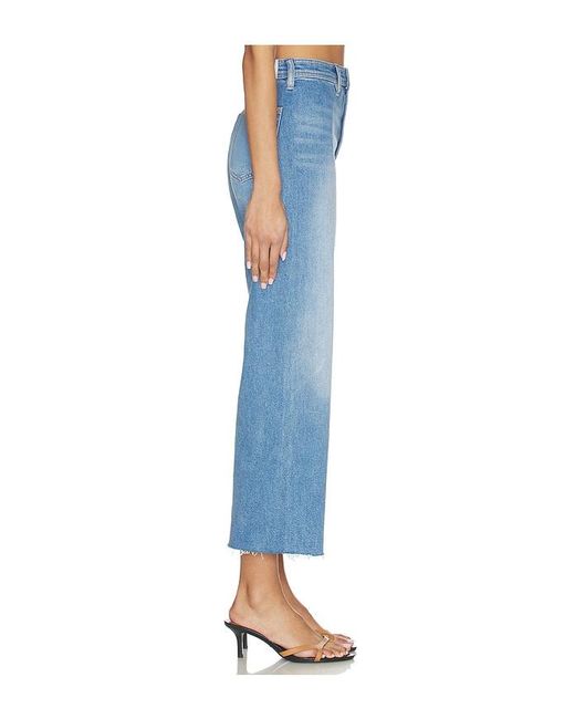 Pistola Blue Penny Crop High Rise Wide Leg Jeans