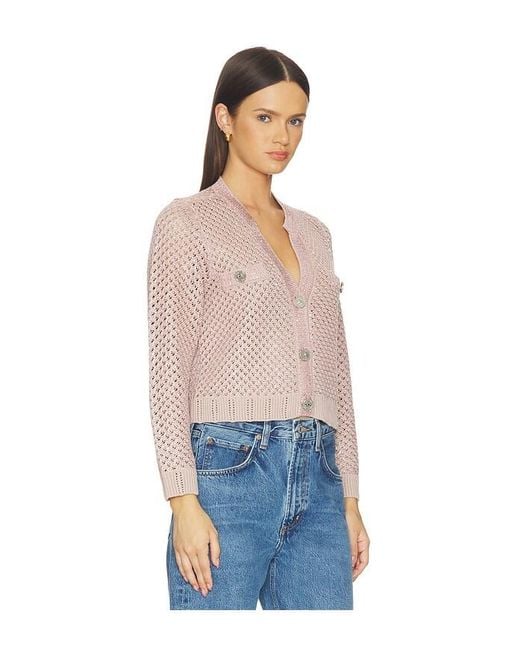 L'Agence Blue 'Agence Cardigan Blanca