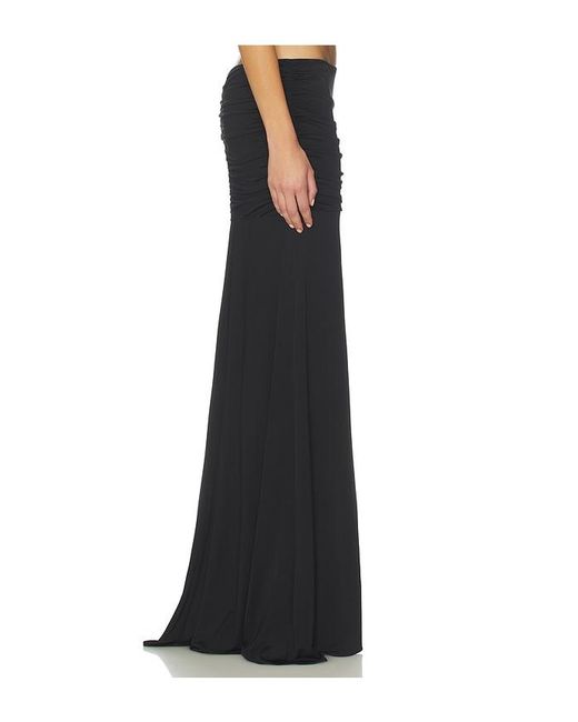 Amanda Uprichard Black Leo Skirt