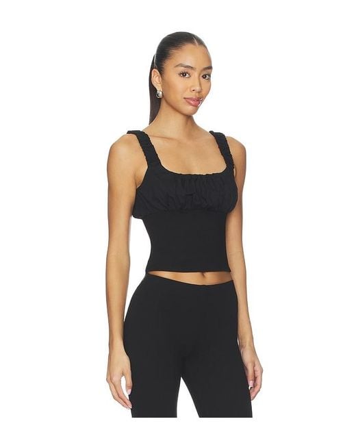 MAJORELLE Black Tate Top