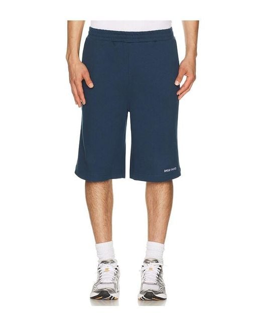 Daily Paper Blue Relaxed Dias Jersey Shorts for men