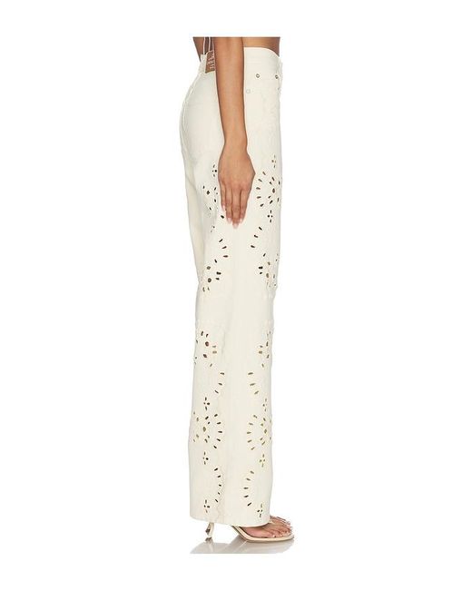 LoveShackFancy White Dellah Pant