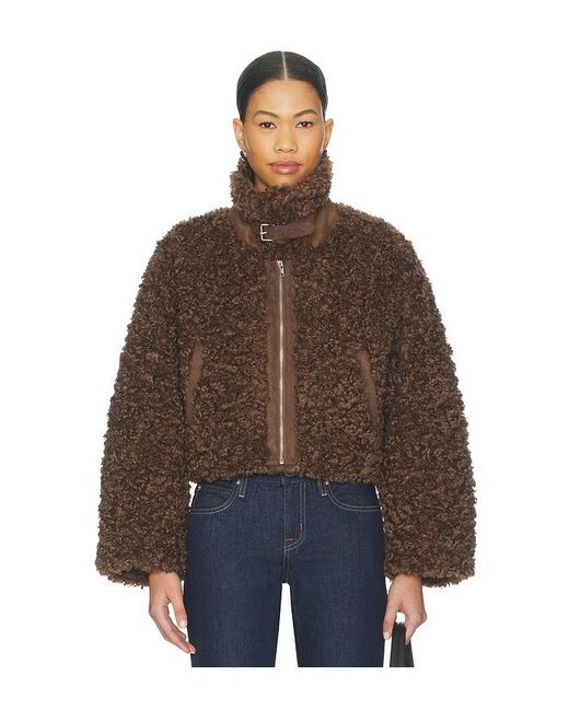 Elodie the Label Brown Rio Faux Fur Jacket