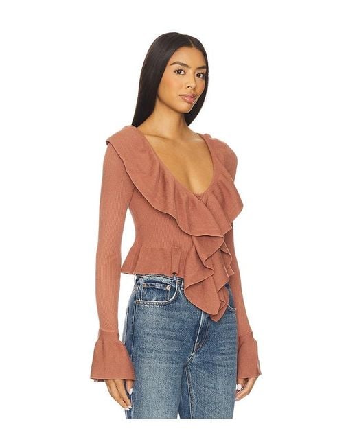MORE TO COME Blue Hally Sweater Top