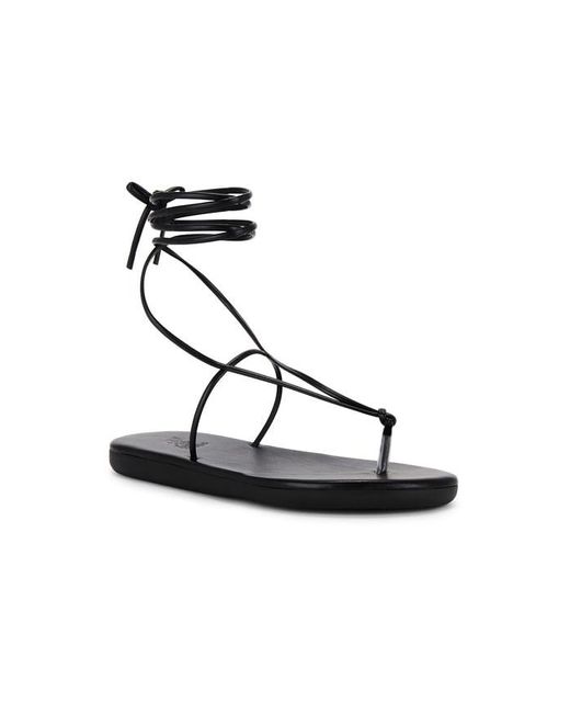 Ancient Greek Sandals Black Chordi Flip Flop Sandal