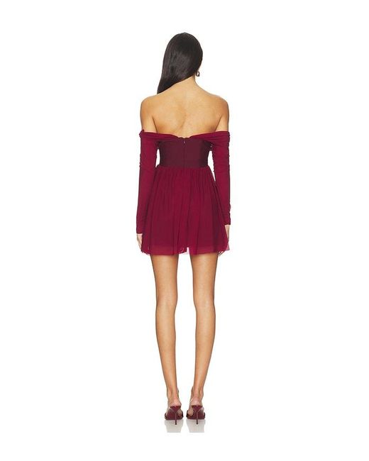 MORE TO COME Red Kristiana Mini Dress