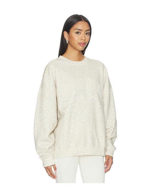 Anine Bing White Miles Sweatshirt