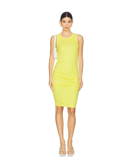 Vestido Demi En Color Amarillo Talla En Michael Stars de color Yellow