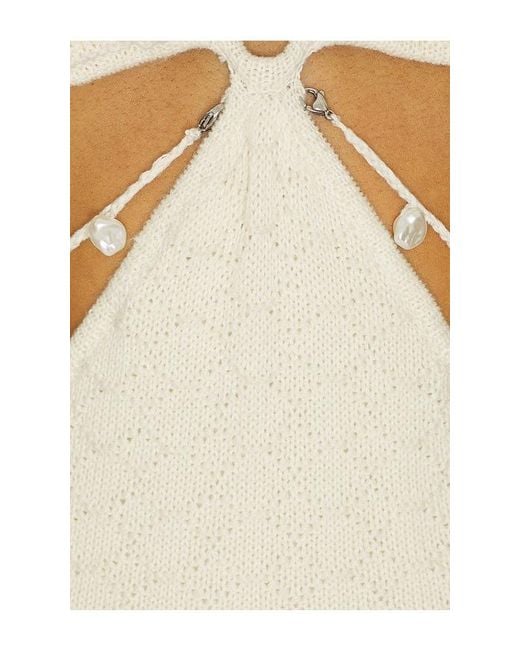 CAPITTANA White Lali Maxi Dress
