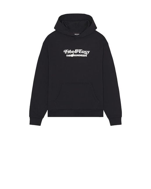 The Hundreds Black X Free And Easy Adam Bomb Hoodie for men