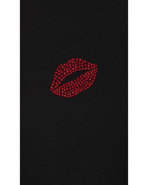 Lauren Moshi Black Mckinley Thermal Tee