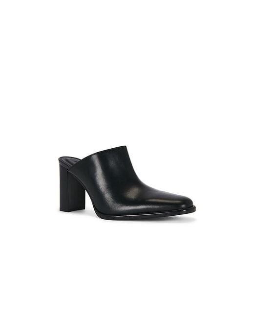 Jonathan Simkhai Black Carolyn Vachetta Leather Mule