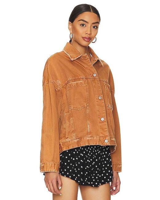 Free People Opal Swing Denim Jacket Lyst UK