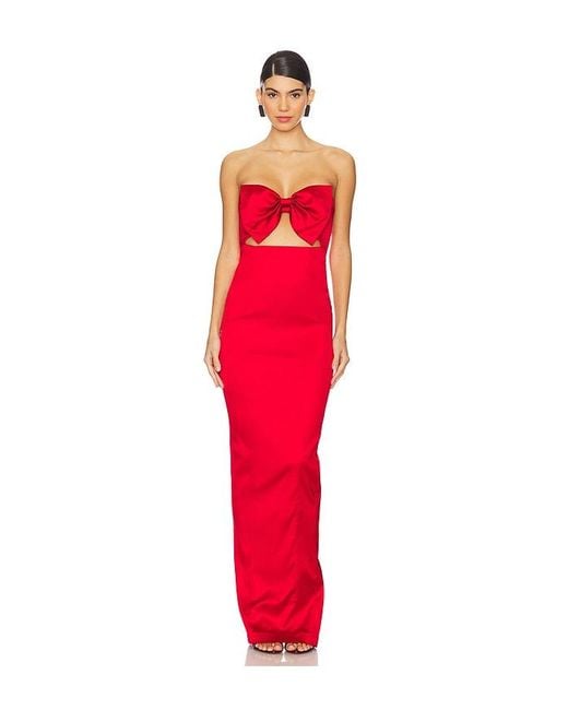 SAU LEE Red Esther Gown