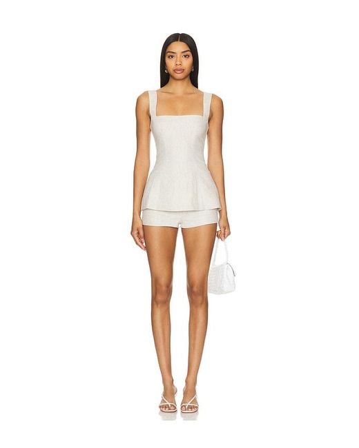 Lovers + Friends White Brixton Short